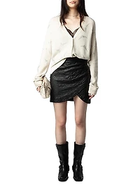 Mirka Crystal-Embellished Cashmere Cardigan