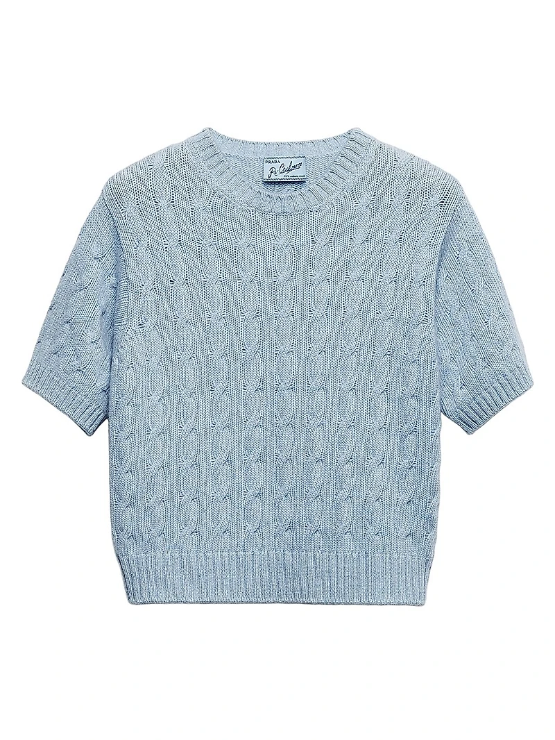 Cable-Knit Cashmere Sweater