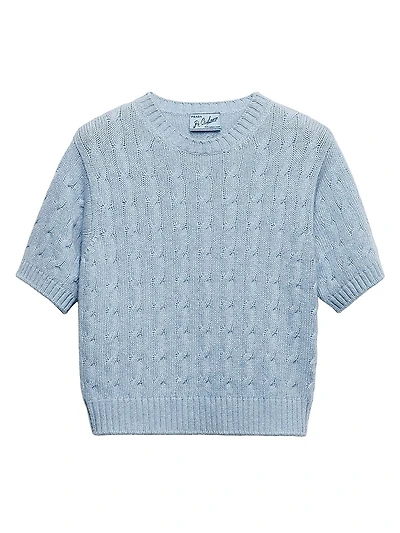 Cable-Knit Cashmere Sweater