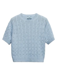 Cable-Knit Cashmere Sweater