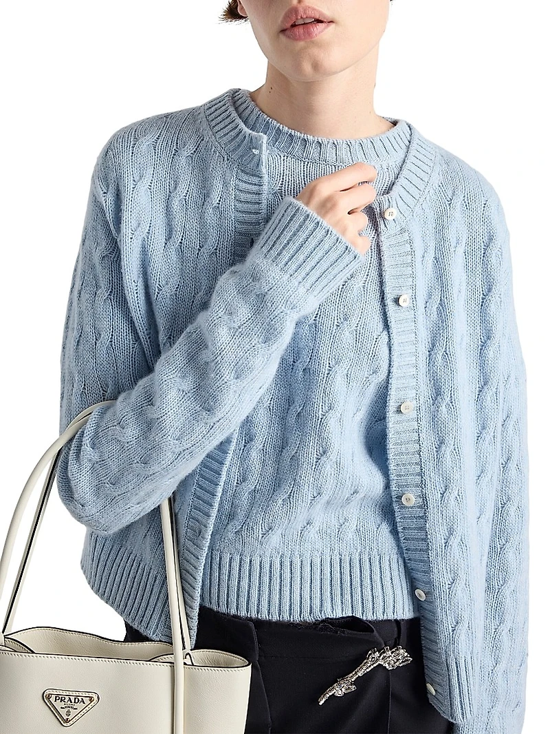 Cable-Knit Cashmere Sweater