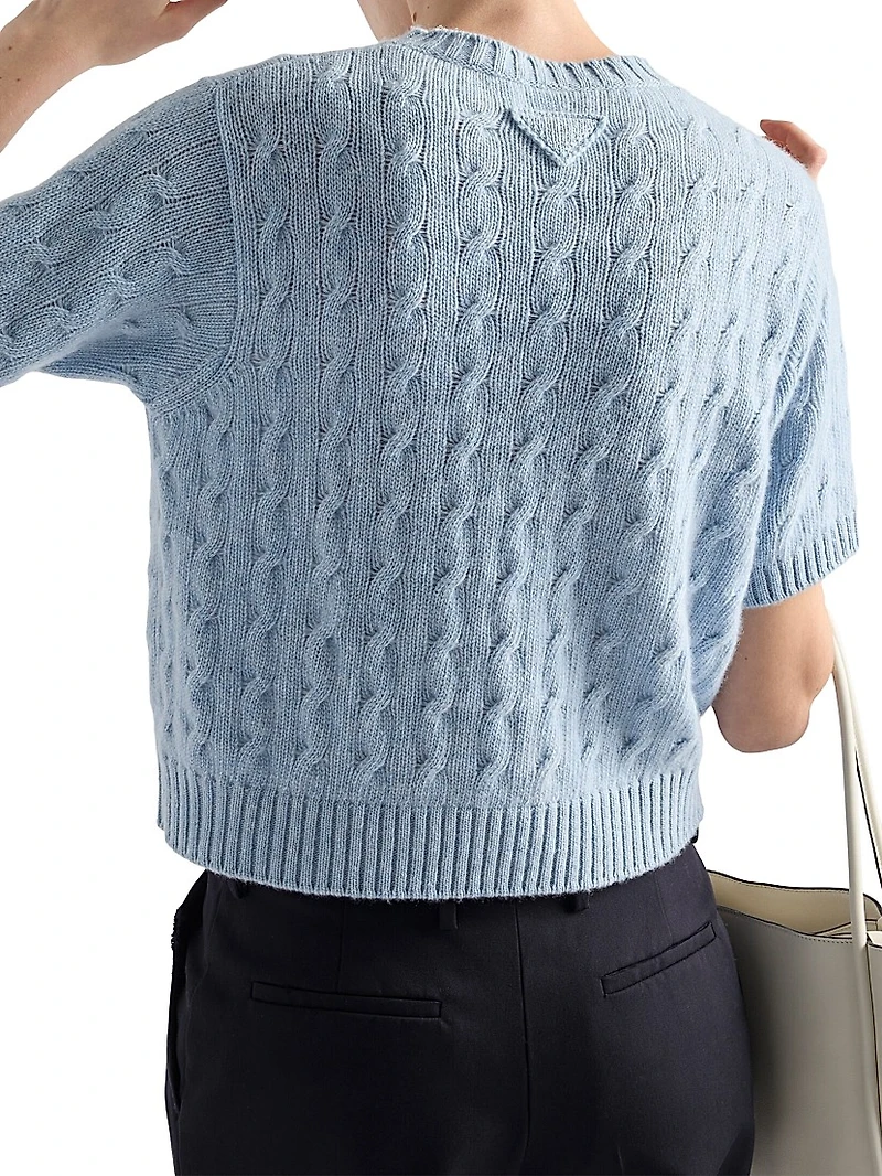 Cable-Knit Cashmere Sweater