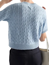 Cable-Knit Cashmere Sweater