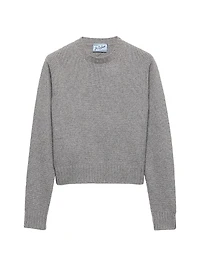 Ribbed Knit Re-Cashmere Sweater
