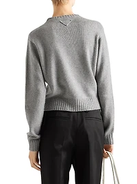 Ribbed Knit Re-Cashmere Sweater