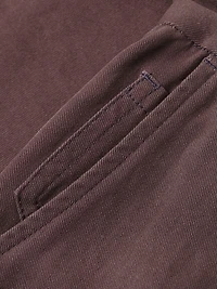 Dreamweaver Twill Mid-Rise Straight-Leg Pants