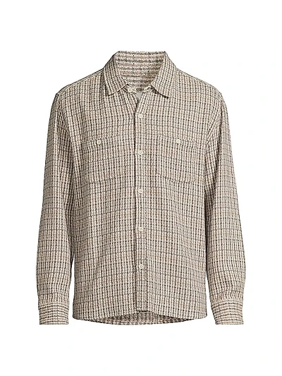Dreamweaver Tweed Button-Front Shirt