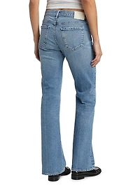 Genova Low-Slung Boot-Cut Jeans