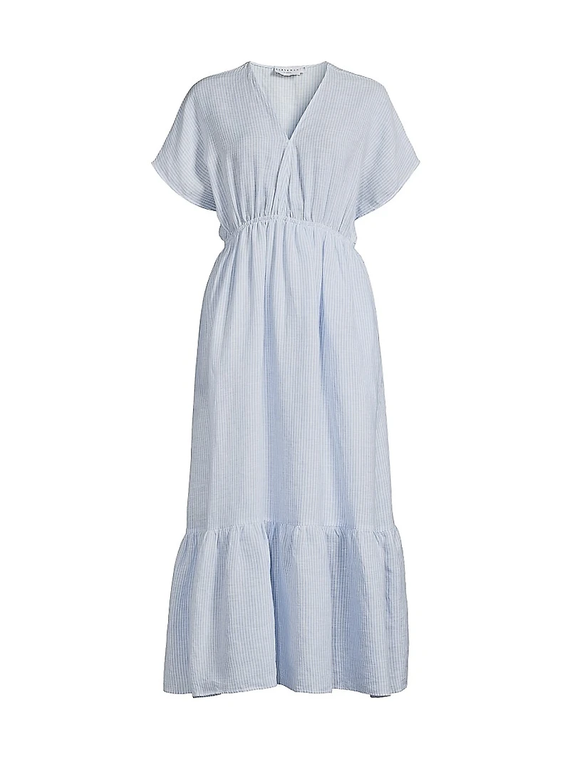 Bexley Striped Linen Maxi Dress