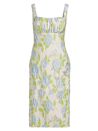 Ice Floral Cocktail Dress