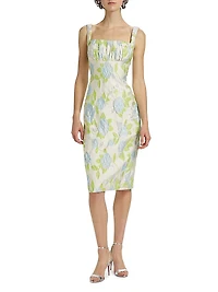 Ice Floral Cocktail Dress