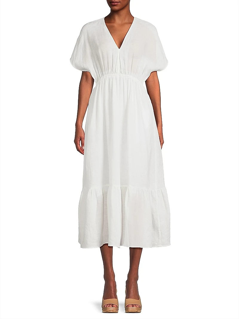 Bexley Linen Midi-Dress