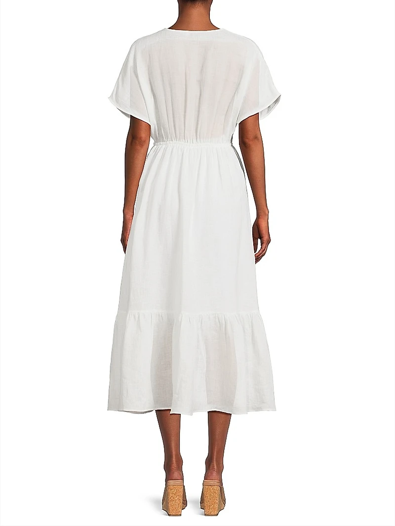 Bexley Linen Midi-Dress