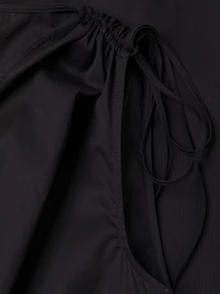 Eliora Drawstring Sleeveless Midi-Dress