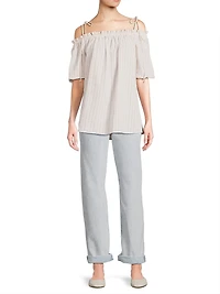 Harmony Cotton Seersucker Top