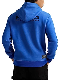 Logo Cotton-Blend Drawstring Hoodie
