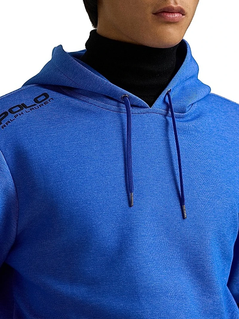 Logo Cotton-Blend Drawstring Hoodie