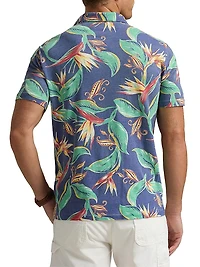 Tropical Slim-Fit Polo Shirt