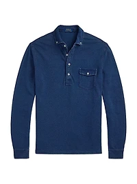 Cotton Mesh Polo Shirt