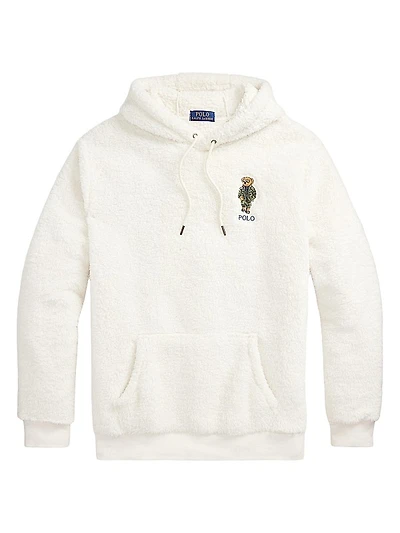 Polo Bear Pile Fleece Hoodie