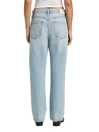 Baretta Mid-Rise Straight-Leg Jeans