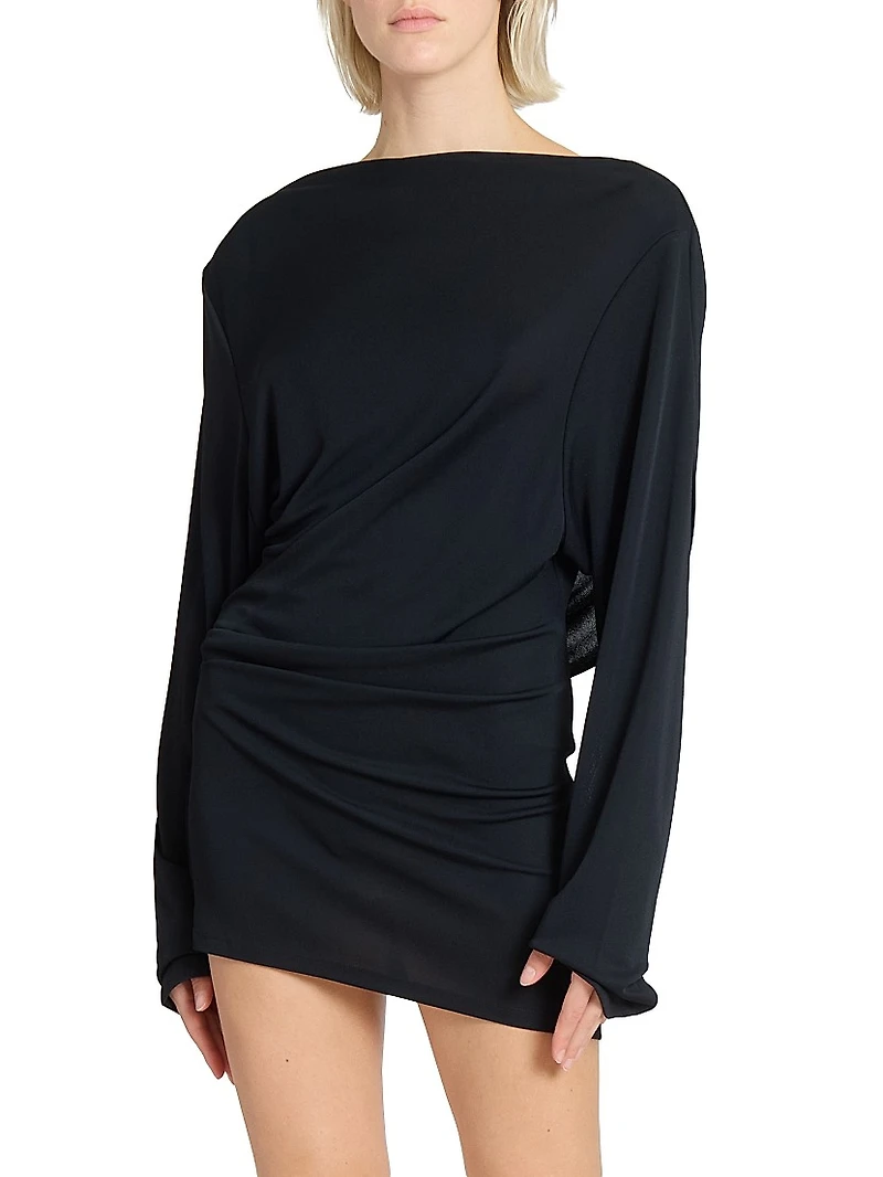 Croisiere Draped Minidress