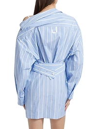 Asymmetrical Cotton Shirtdress