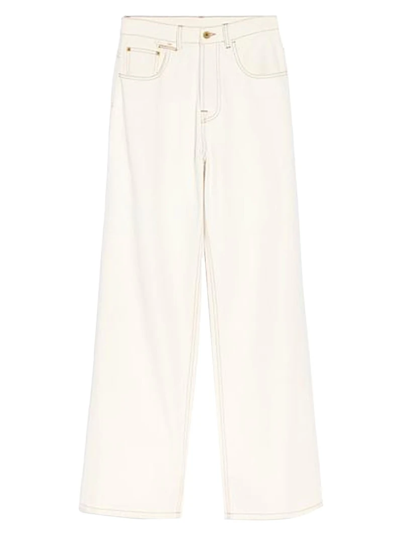 Le De-Nîmes Large Wide-Leg Jeans