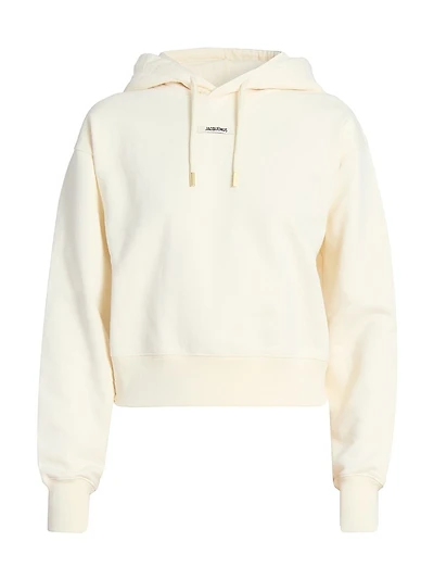 Grosgrain Logo Hoodie