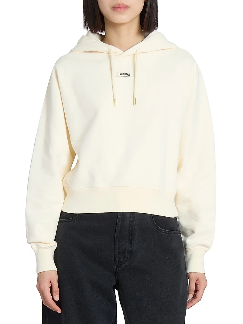 Grosgrain Logo Hoodie