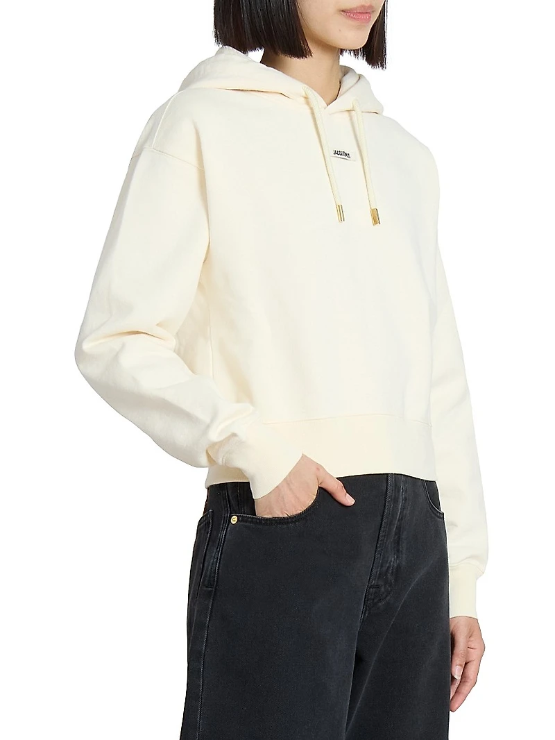 Grosgrain Logo Hoodie