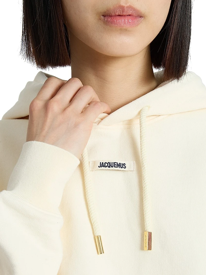Grosgrain Logo Hoodie
