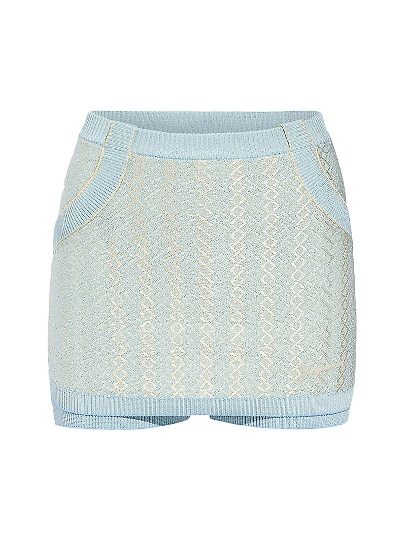 Printed Knit Shorts