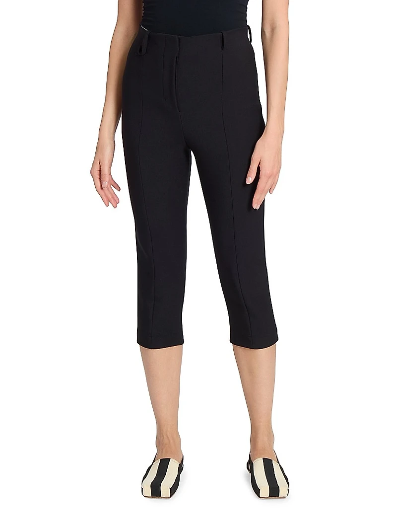 Seamed Capri Pants
