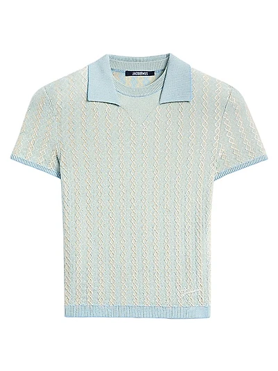 Pattered Polo Shirt