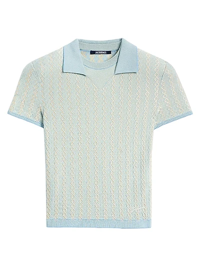 Pattered Polo Shirt