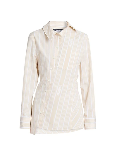 Pablo Stripe Asymmetric Shirt
