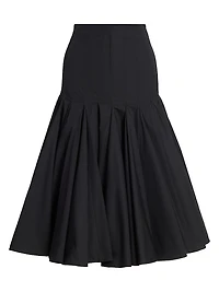 Agave Drop Waist Midi-Skirt