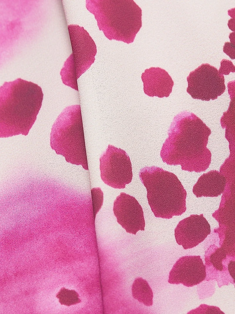 Atlas Floral One-Shoulder Gown