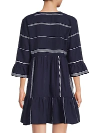 Hanna Bell-Sleeve Minidress