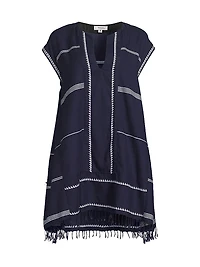 Elina Cotton V-Neck Caftan