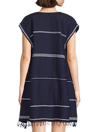 Elina Cotton V-Neck Caftan