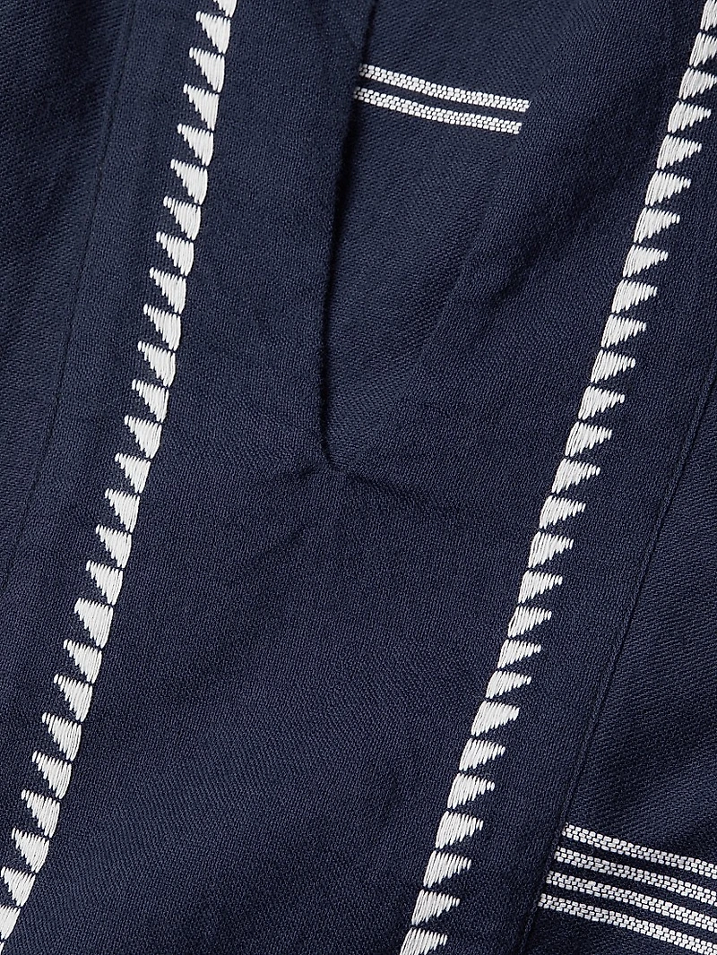 Elina Cotton V-Neck Caftan