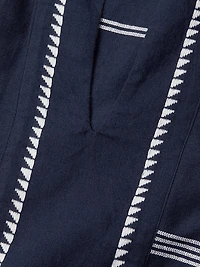 Elina Cotton V-Neck Caftan