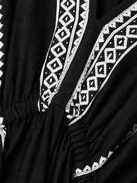 Alem Cotton V-Neck Minidress