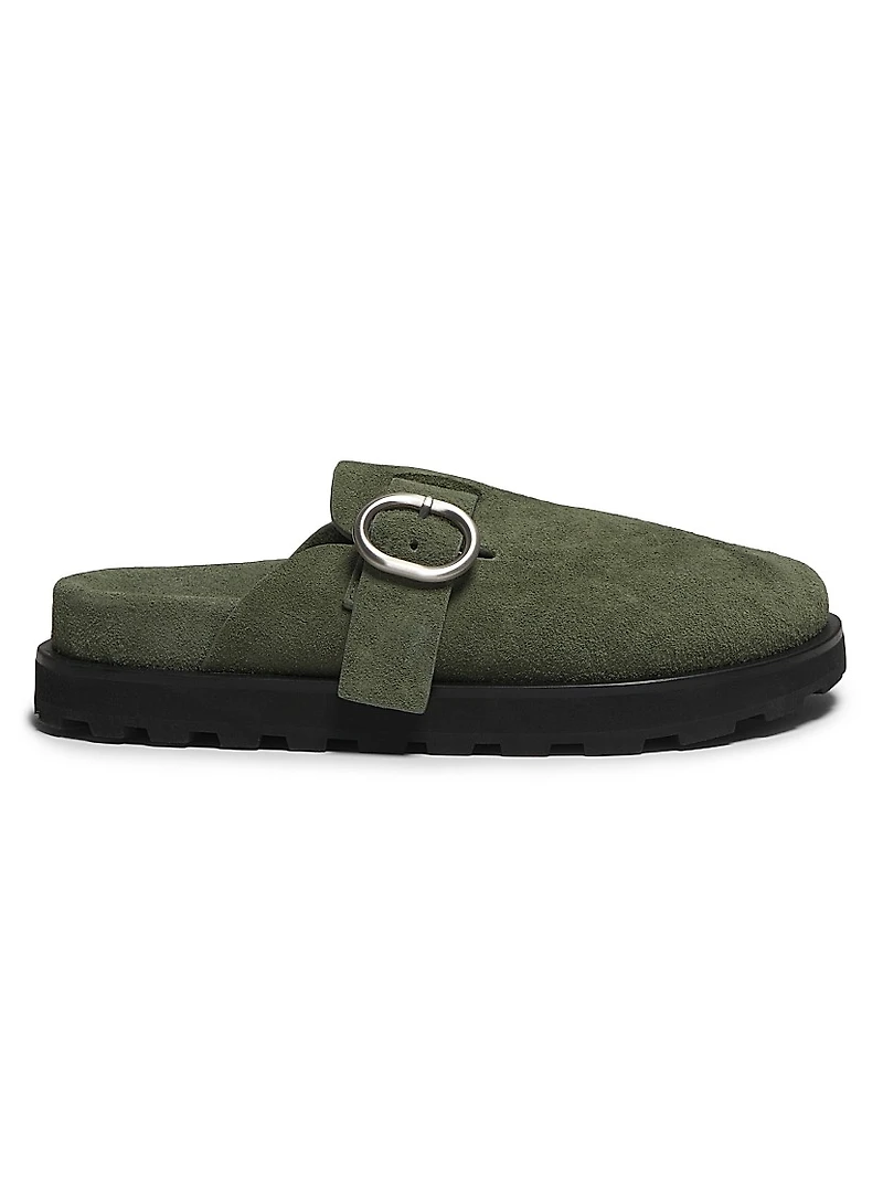 Suede Mule Clogs