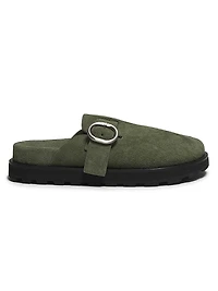 Suede Mule Clogs