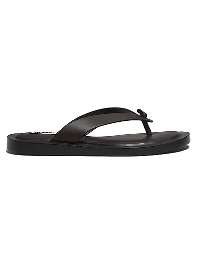 Knotted Leather Sandals