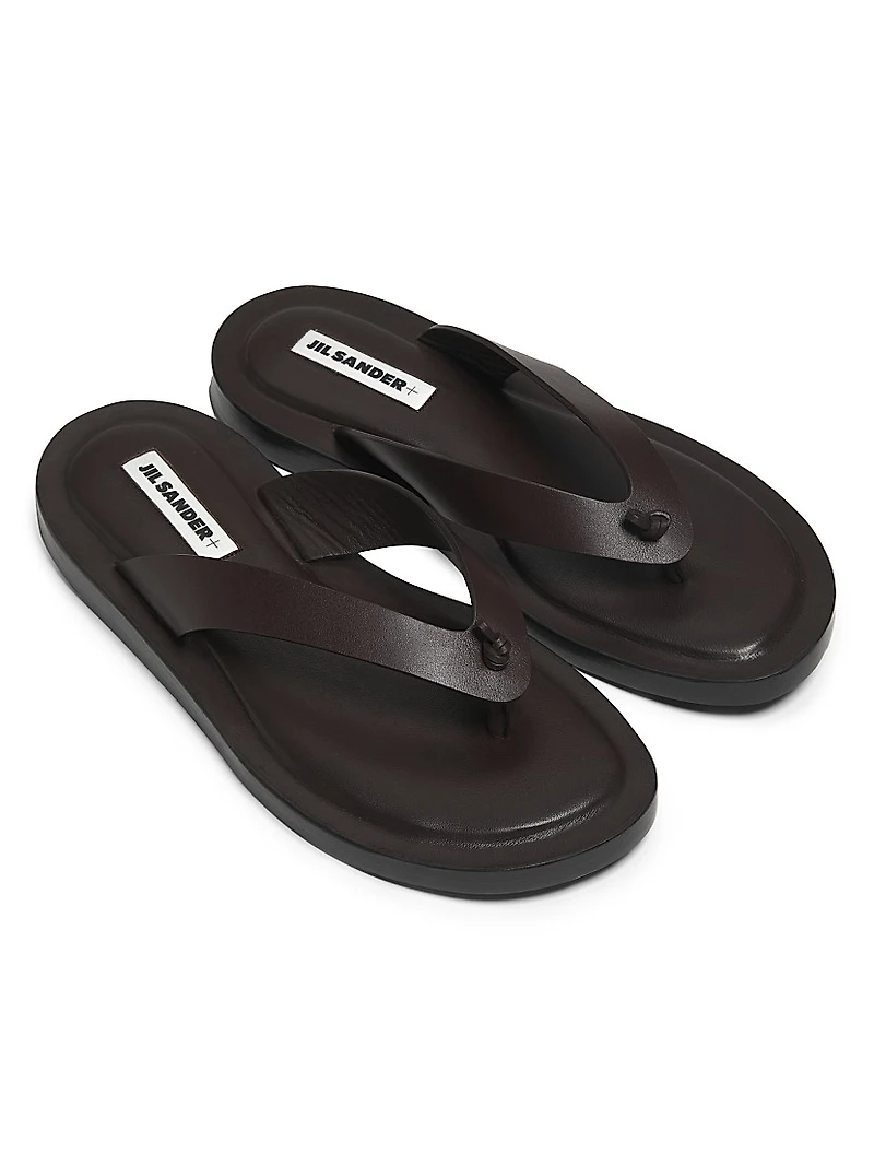 Knotted Leather Sandals