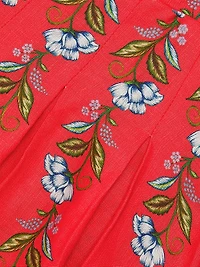 Sweet Bloom Bouquet Linen-Blend Minidress